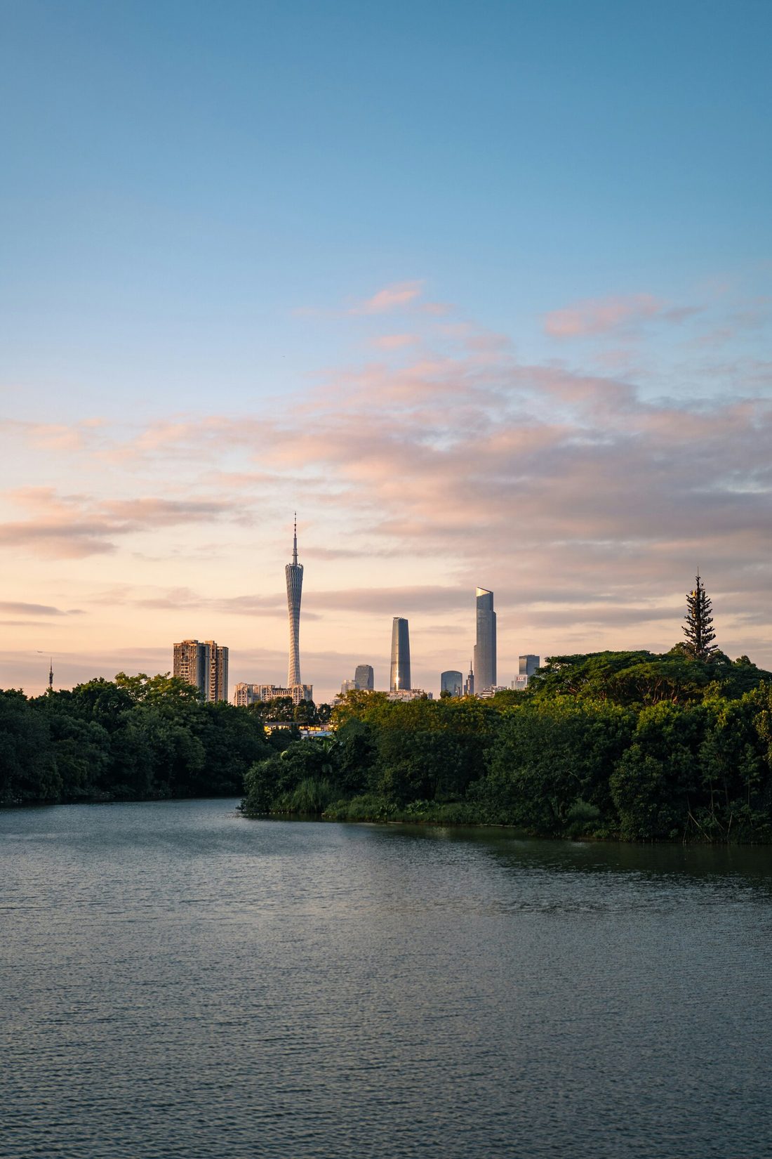 Guangzhou skyline with Canton Tower
